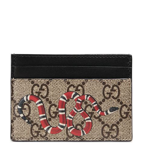 gucci kingsnake case|Gucci kingsnake card holders.